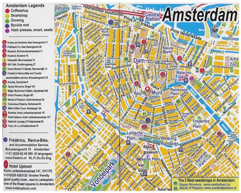 amsterdam city centre map